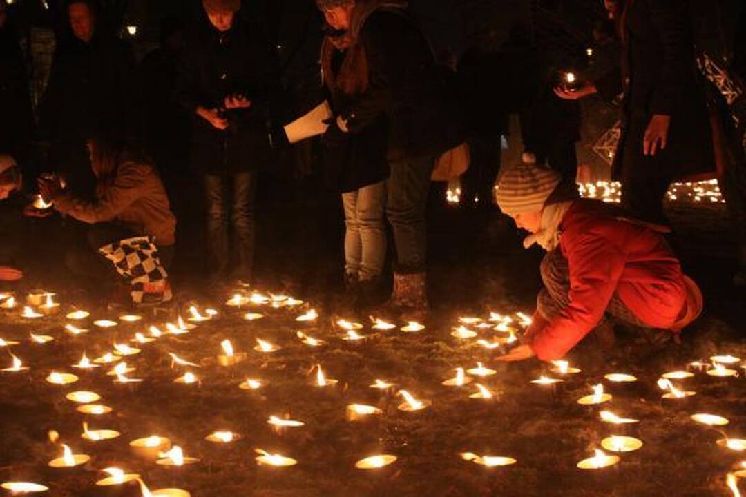 Pavasario lygiadienis Vilniuje pažymėtas šviesomis ir muzika
