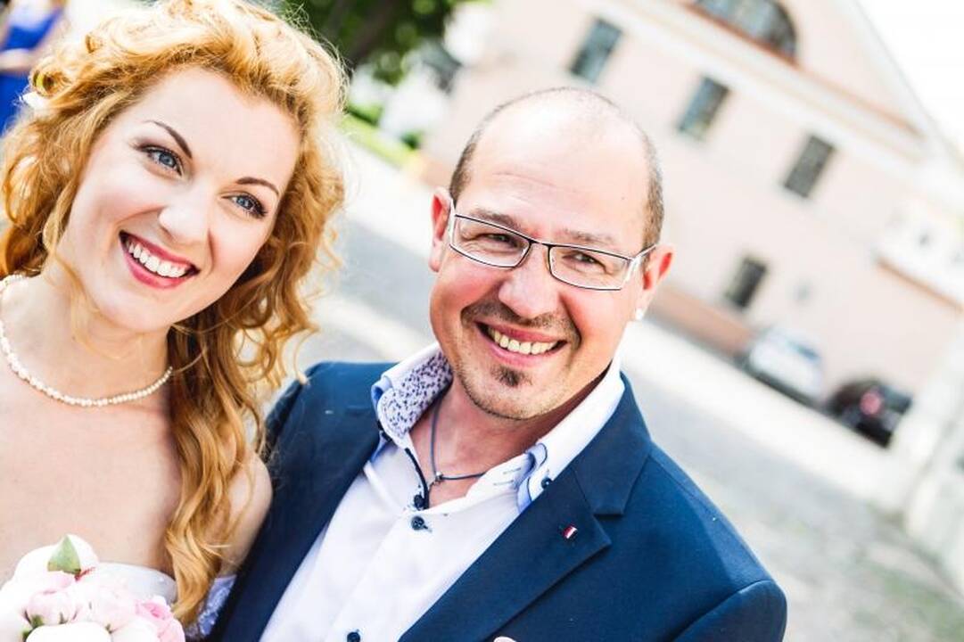 Kauno rotušėje savo išrinktąją vedė dainininkas R. Difartas