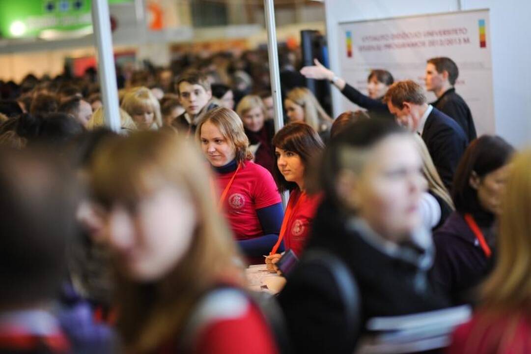 Aukštųjų mokyklų mugėje – tūkstančiai jaunuolių iš visos Lietuvos 