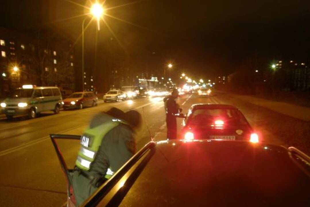 Per policijos reidą – girto vairuotojo avarija