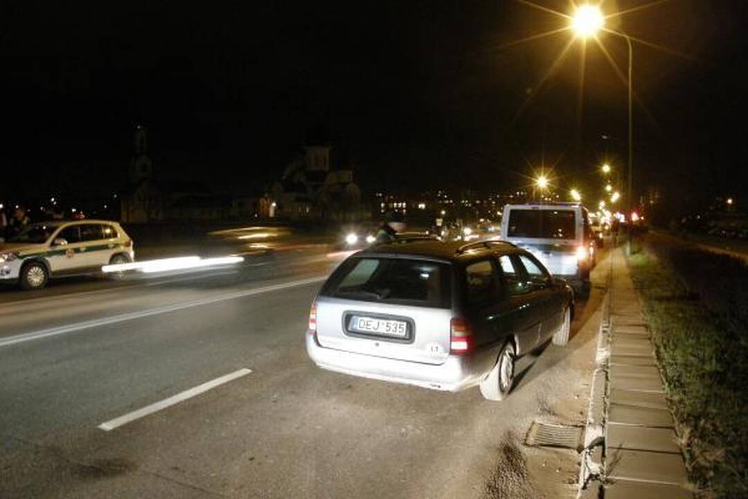 Per policijos reidą – girto vairuotojo avarija