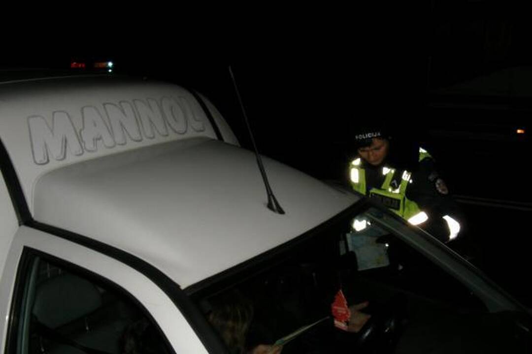 Per policijos reidą – girto vairuotojo avarija