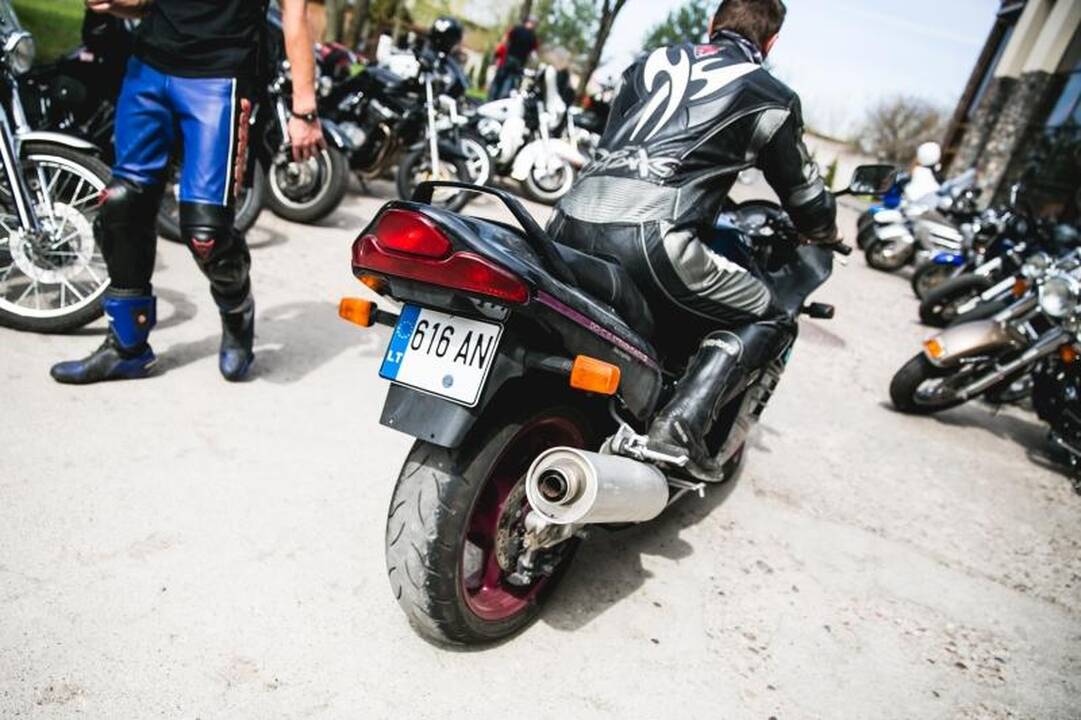 Baikerių sezono atidarymą Kaune aptemdė skaudžios avarijos