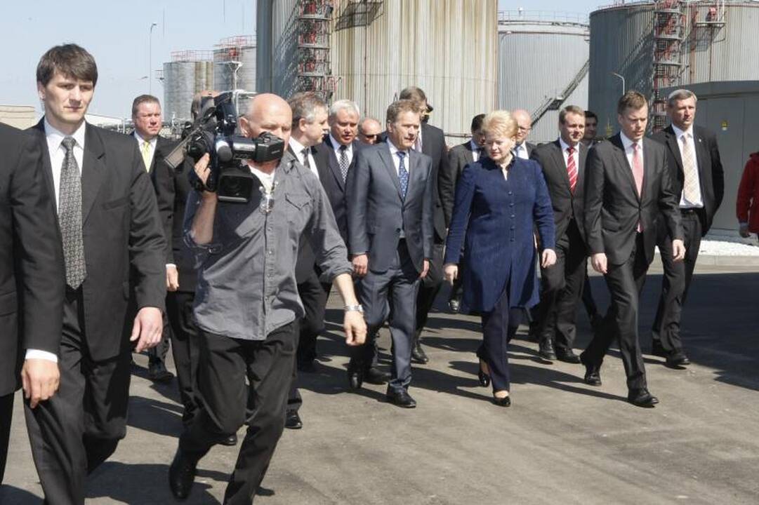 Termofikacinę jėgainę atidarė Lietuvos ir Suomijos prezidentai