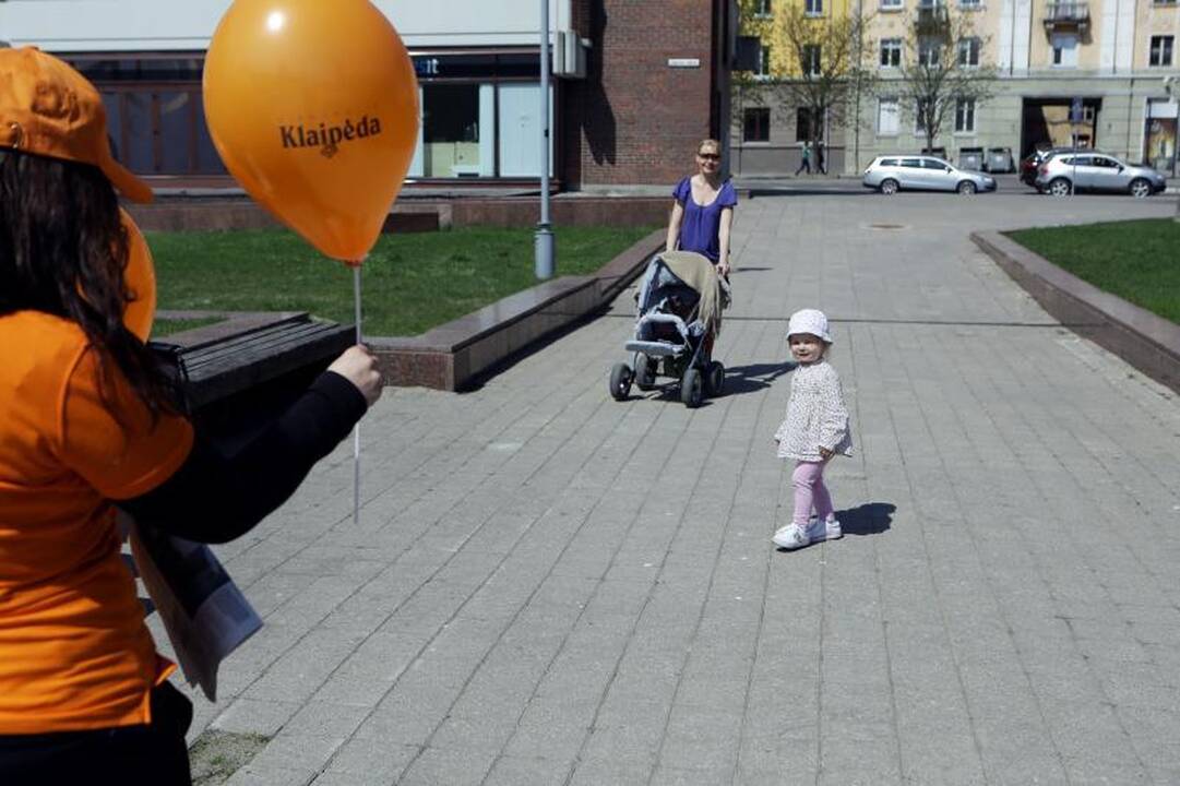 Spaudos dienos atgavimo proga pasveikinti klaipėdiečiai