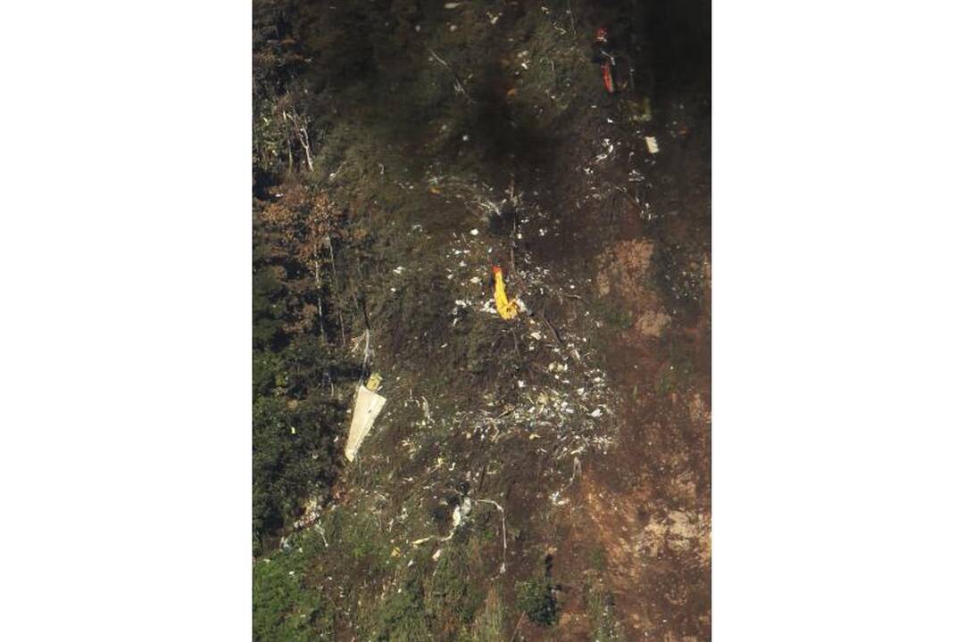 Gelbėtojai Rusijos lėktuvo sudužimo vietoje rado 12 žuvusiųjų palaikus