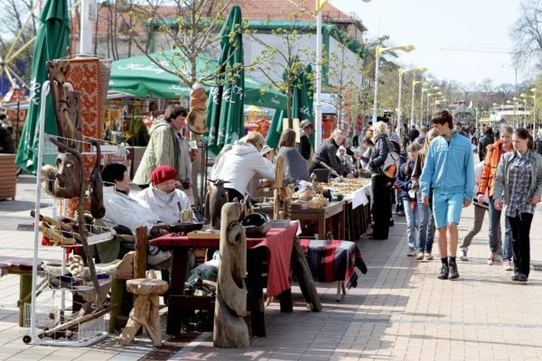 Palangoje – pavasariškas šurmulys