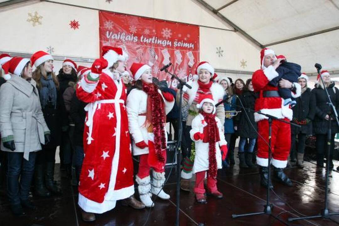 Gausios šeimos pasitiko artėjančias šventes 