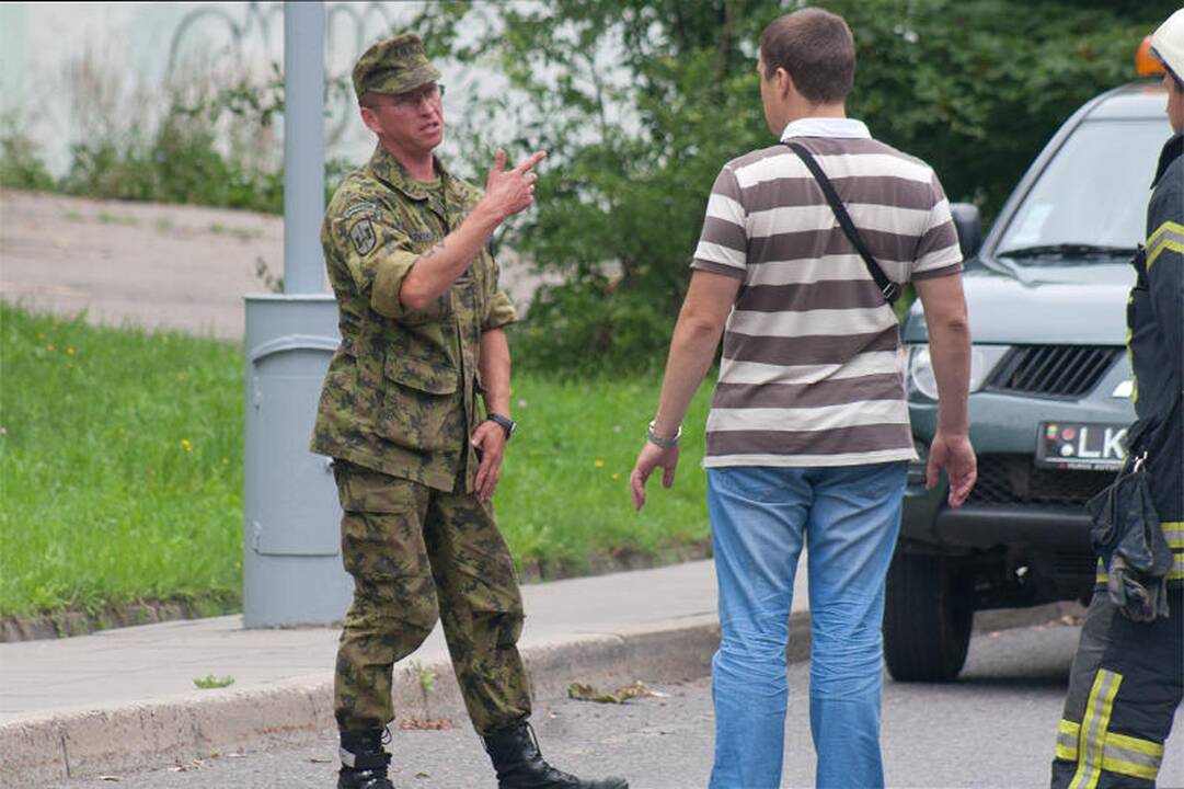 Iš Vilniaus senamiesčio išvežtas pavojingas sprogmuo