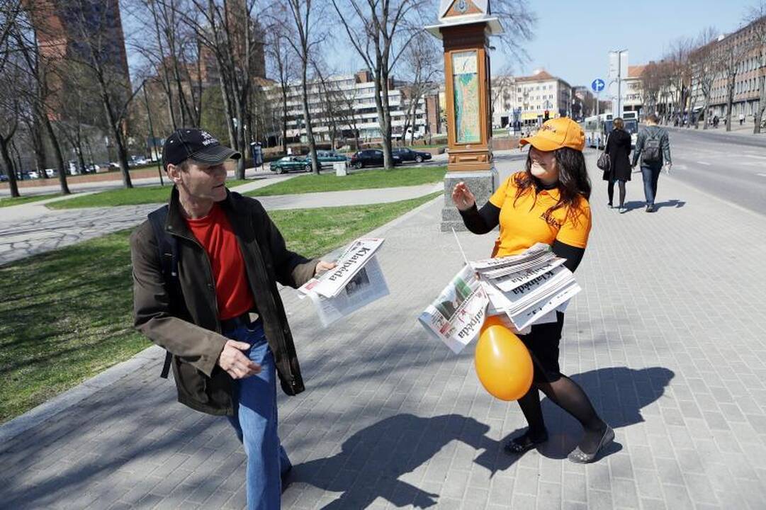 Spaudos dienos atgavimo proga pasveikinti klaipėdiečiai