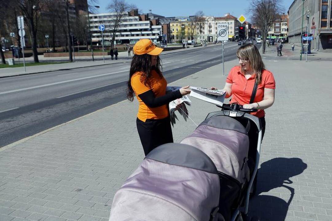 Spaudos dienos atgavimo proga pasveikinti klaipėdiečiai