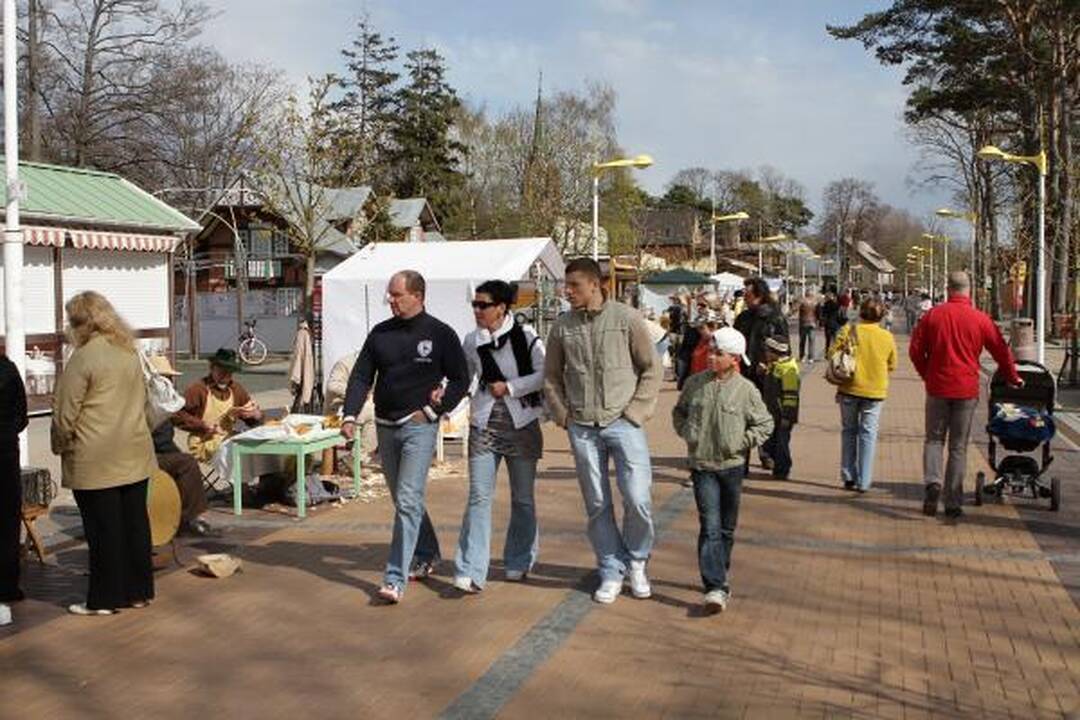 Palangoje – pavasariškas šurmulys