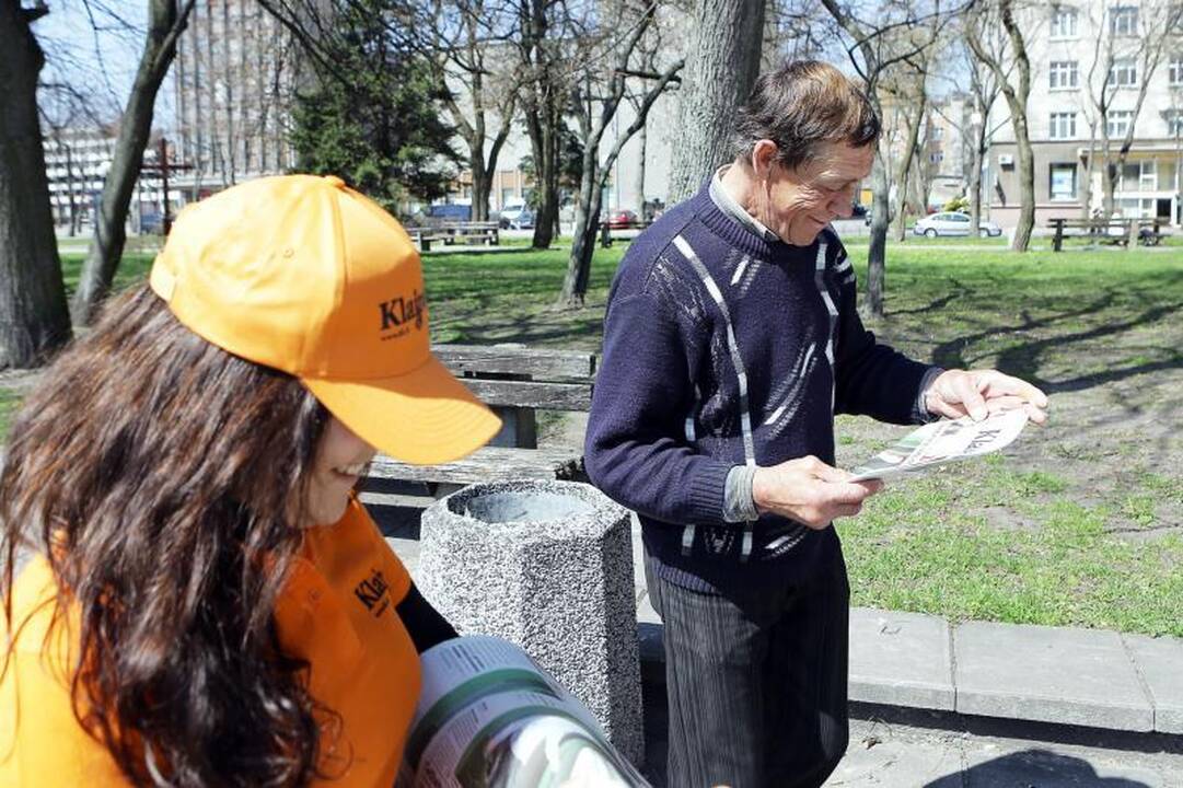 Spaudos dienos atgavimo proga pasveikinti klaipėdiečiai