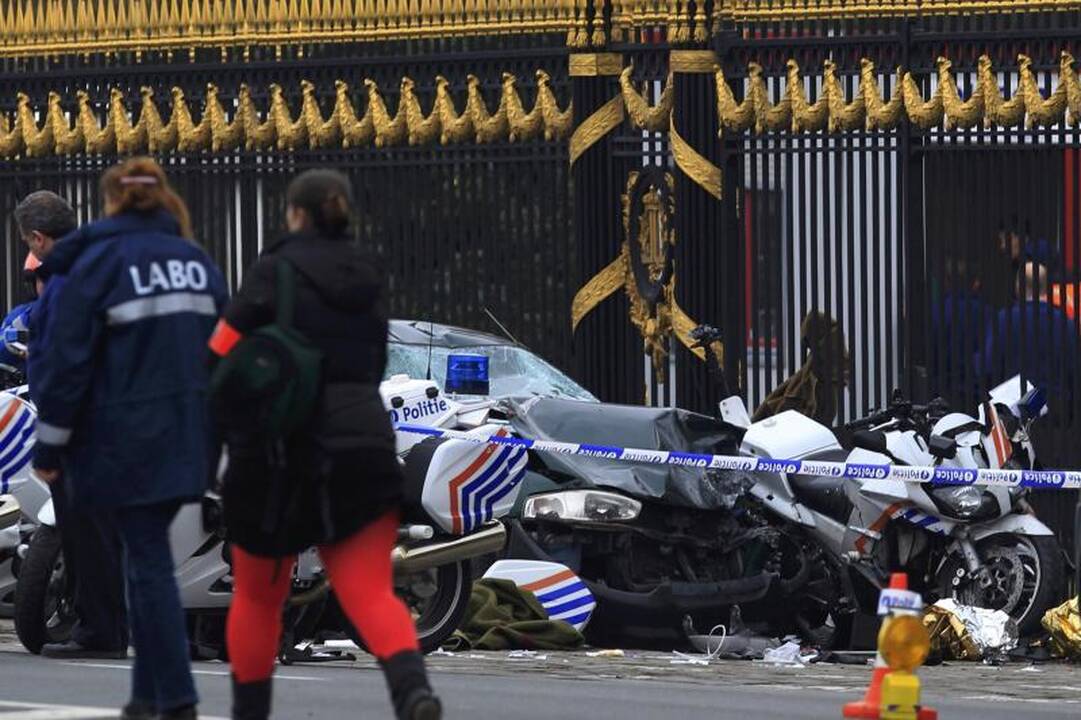 Belgijoje savižudis vairuotojas sužalojo aštuonis policininkus