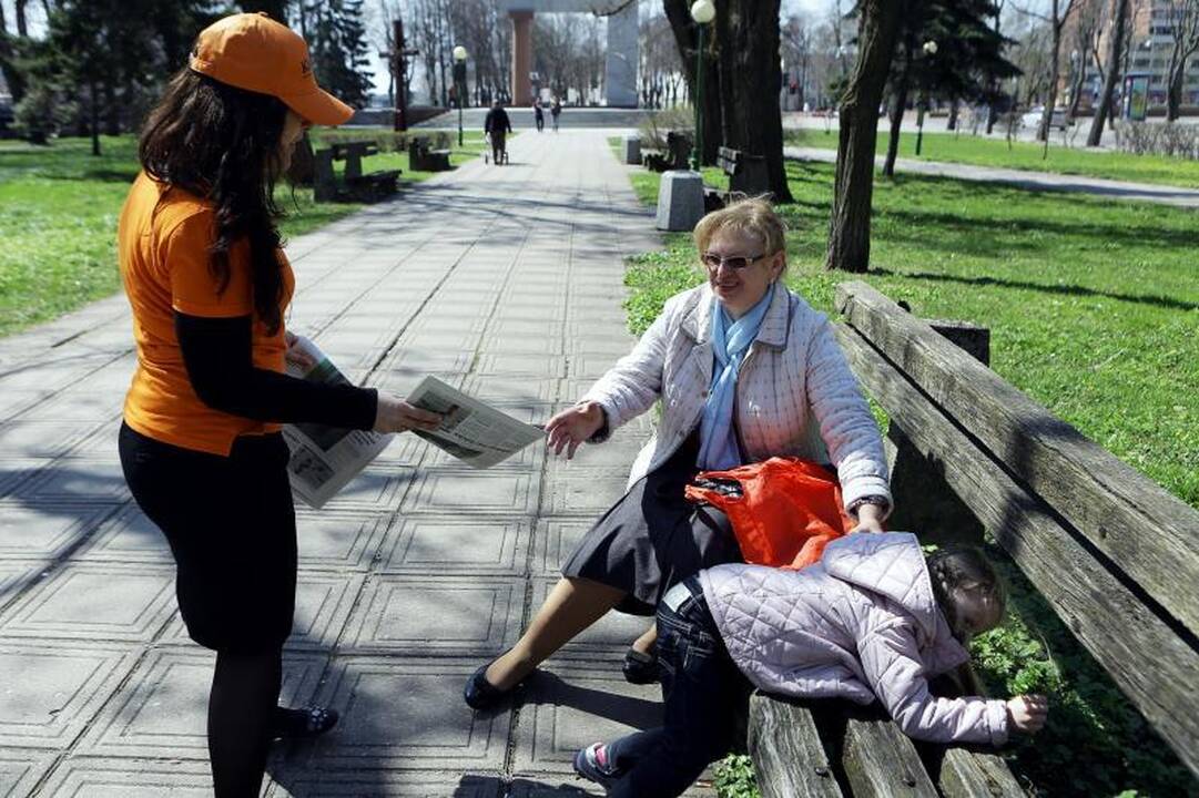 Spaudos dienos atgavimo proga pasveikinti klaipėdiečiai