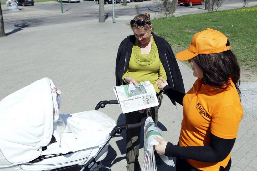 Spaudos dienos atgavimo proga pasveikinti klaipėdiečiai