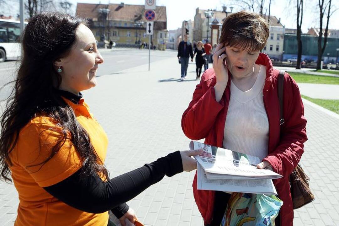 Spaudos dienos atgavimo proga pasveikinti klaipėdiečiai