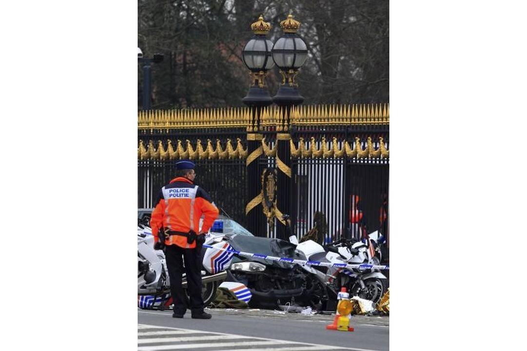 Belgijoje savižudis vairuotojas sužalojo aštuonis policininkus