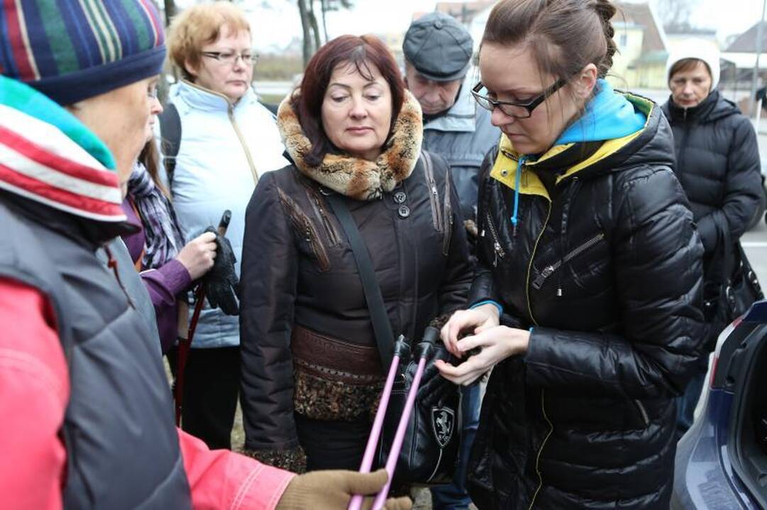 Šiaurietiškas pasivaikščiojimas pajūriu išjudino senolius