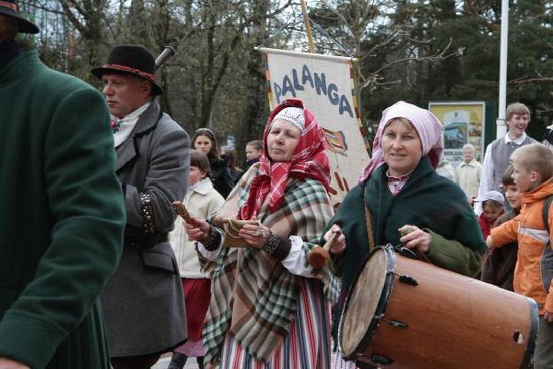 Palangoje – pavasariškas šurmulys
