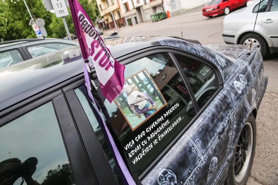 Vienybės aikštėje mitinguotojai smerkė pedofilų gynėjus