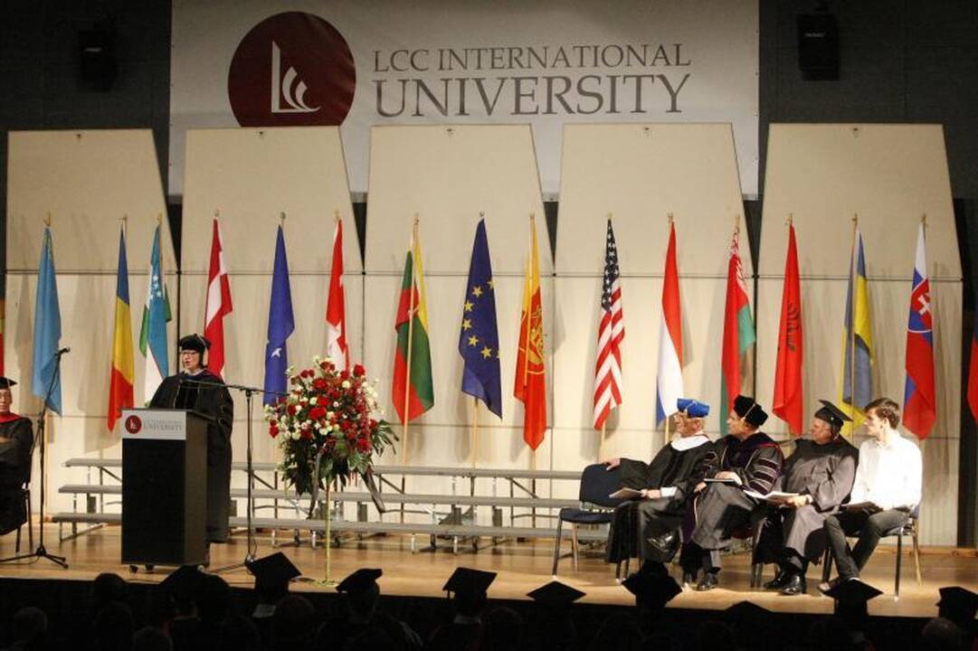 LCC tarptautiniame universitete inauguruota šeštoji rektorė