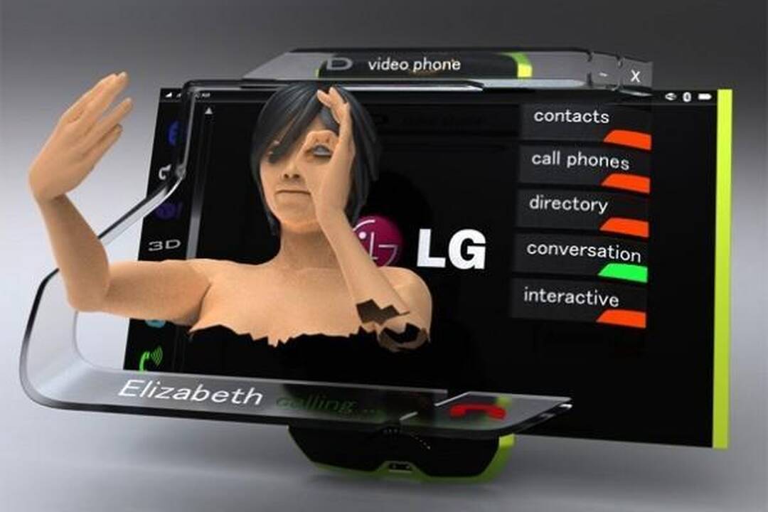 Įspūdinga LG 3D telefono koncepcija