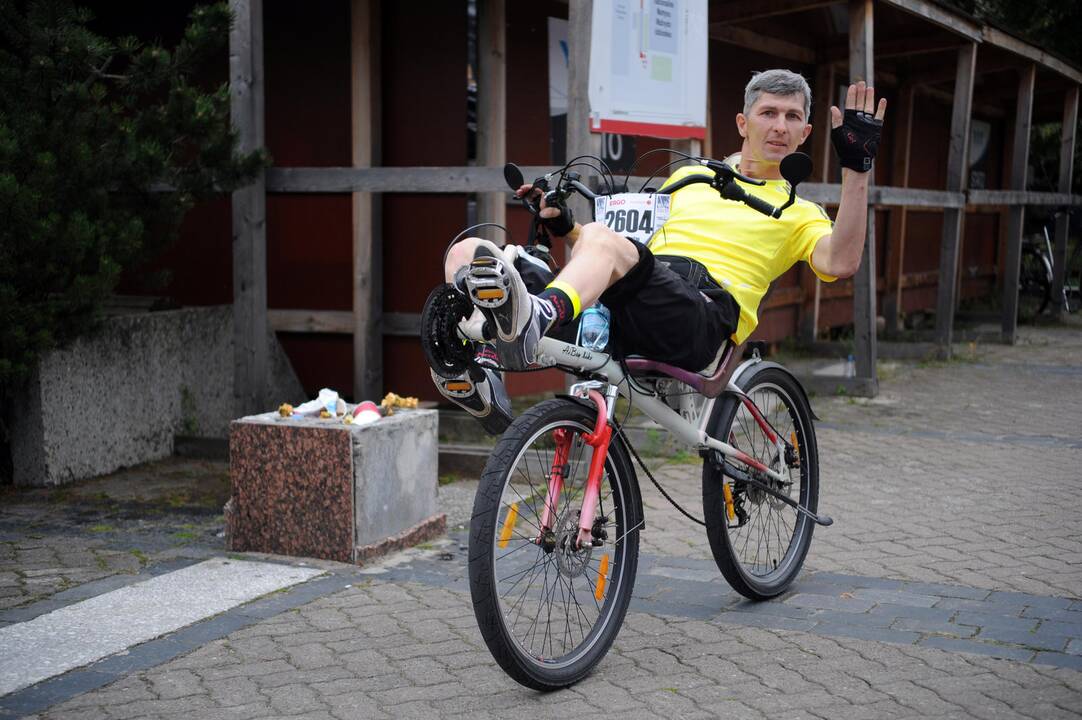 Vilniaus „Velomaratone" per 7 tūkst. dalyvių