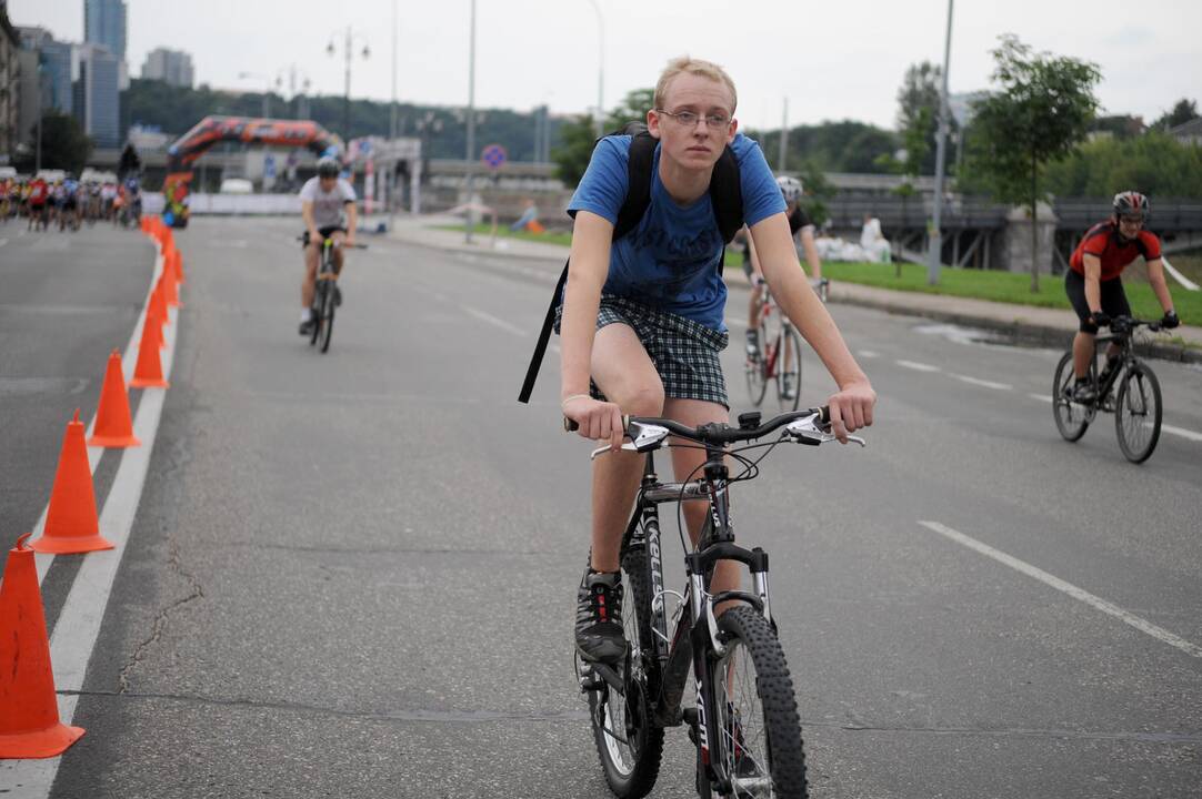 Vilniaus „Velomaratone" per 7 tūkst. dalyvių