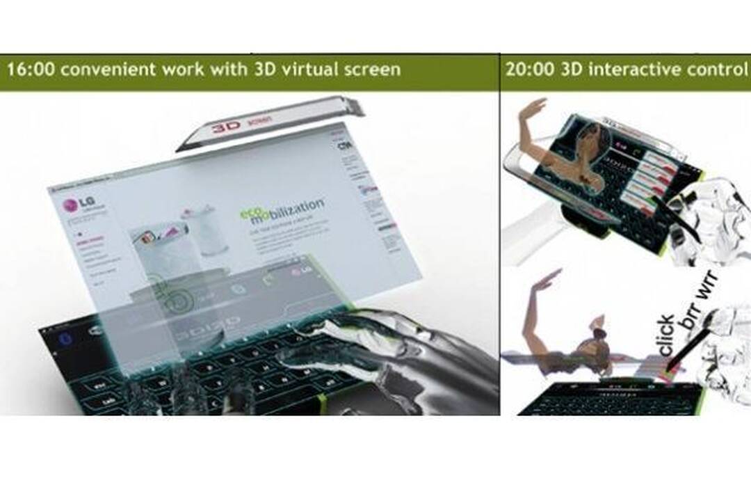 Įspūdinga LG 3D telefono koncepcija