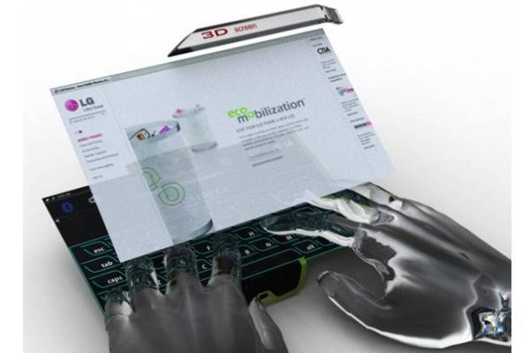 Įspūdinga LG 3D telefono koncepcija