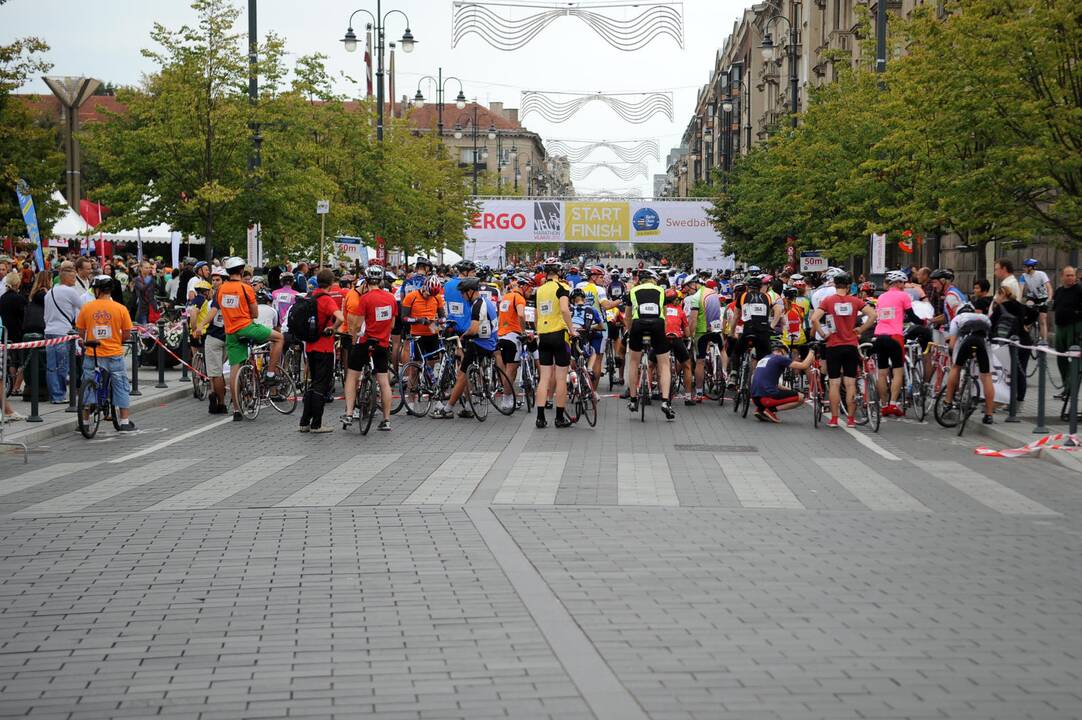 Vilniaus „Velomaratone" per 7 tūkst. dalyvių