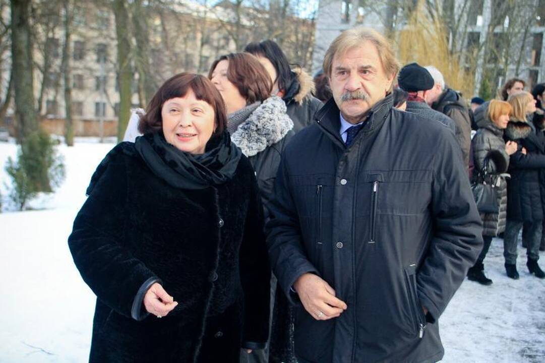 Kazimiero Žoromskio studiją paženklino atminimo lenta