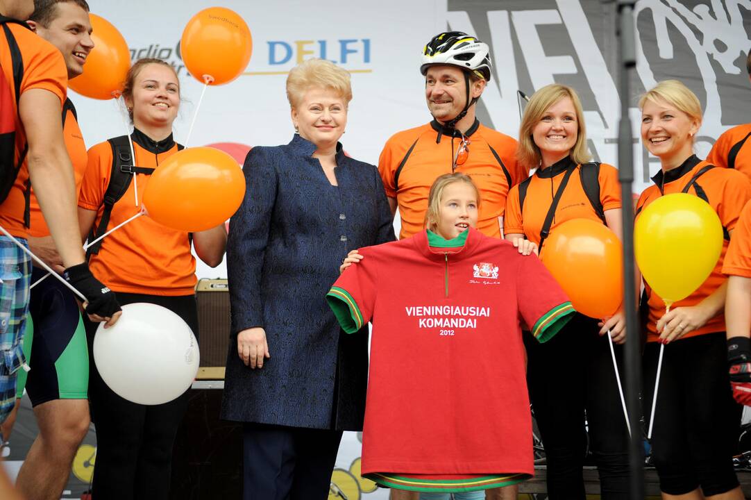 Vilniaus „Velomaratone" per 7 tūkst. dalyvių