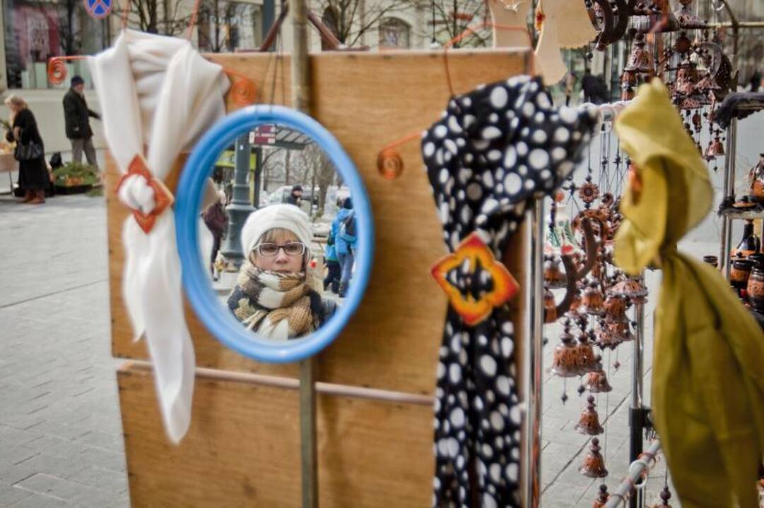 Verbų sekmadienį Vilniuje – tautodailininkai ir verbų pardavėjai