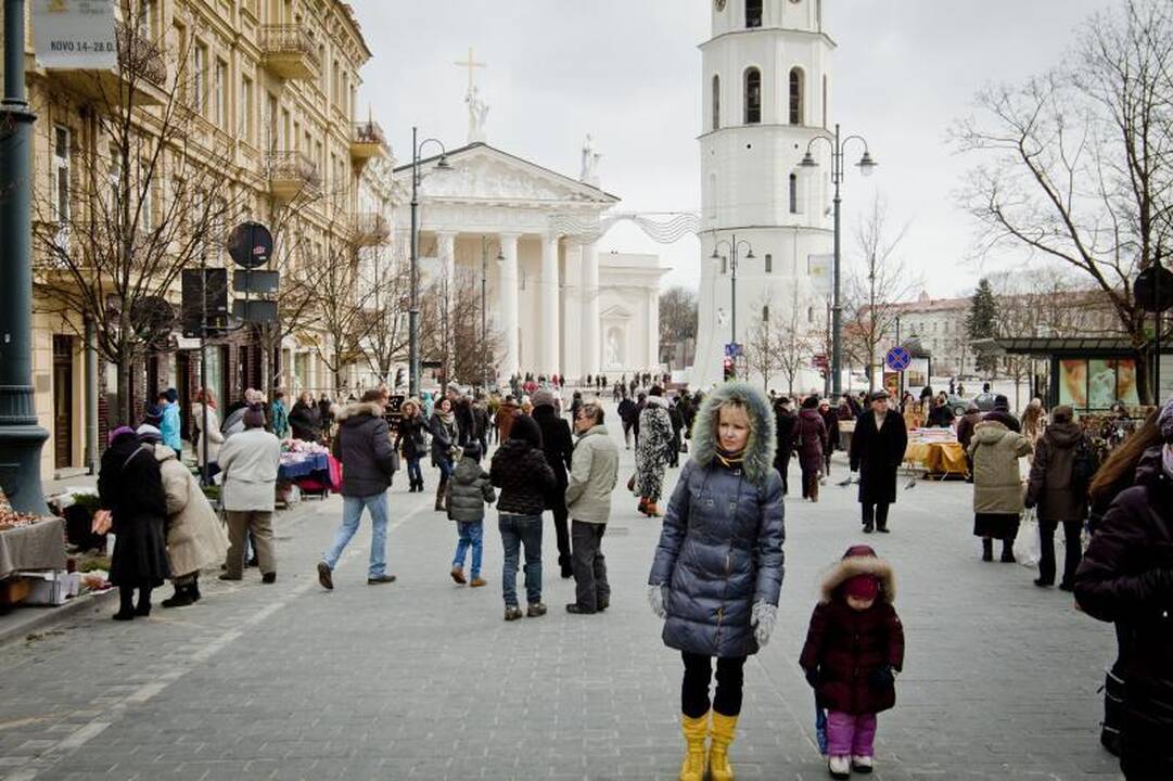 Verbų sekmadienį Vilniuje – tautodailininkai ir verbų pardavėjai