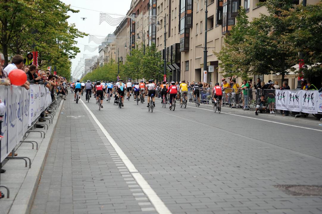Vilniaus „Velomaratone" per 7 tūkst. dalyvių