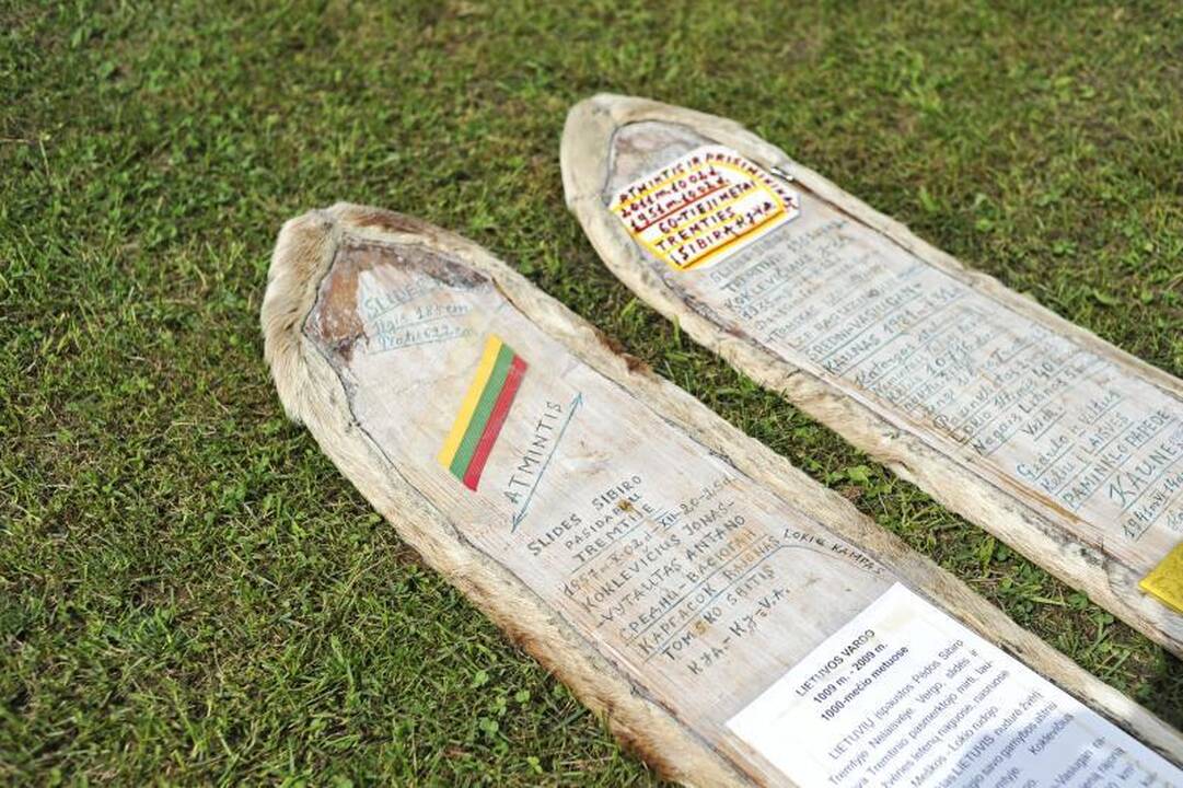 Paties rankų darbo slidės – ištikimos tremtinio palydovės