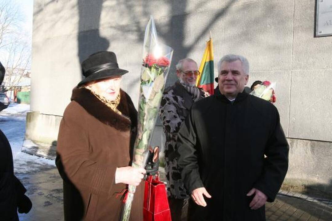 Atidengta A.Žalio atminimo lenta