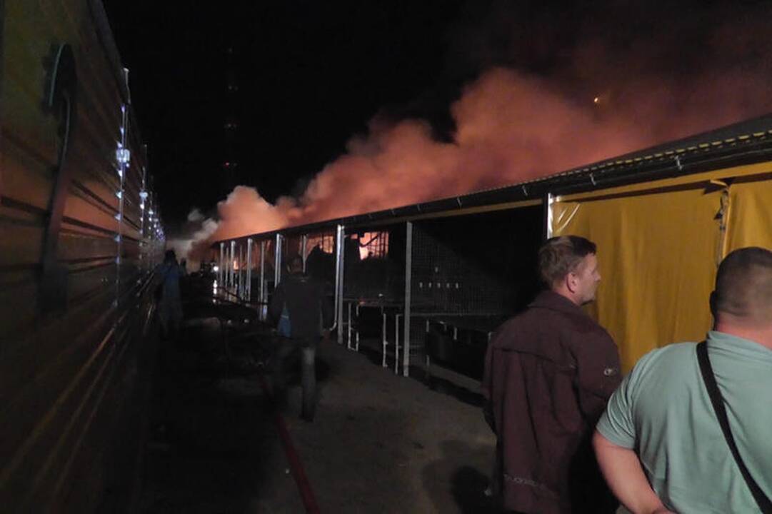 Vilniuje degė Gariūnai (dar papildyta)