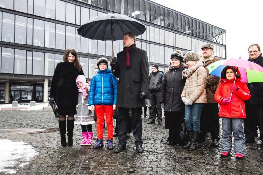 Prie „Žalgirio“ arenos iškilmingai atidengta rėmėjų garbės lenta