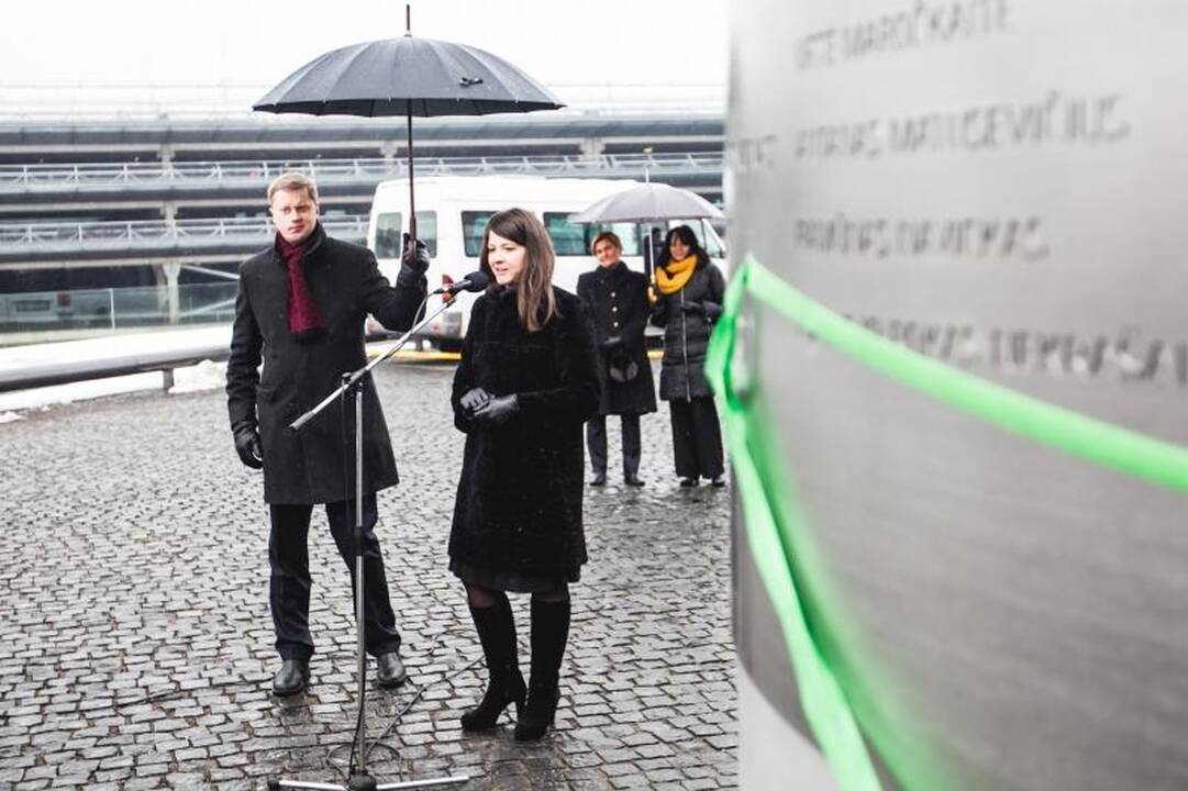Prie „Žalgirio“ arenos iškilmingai atidengta rėmėjų garbės lenta