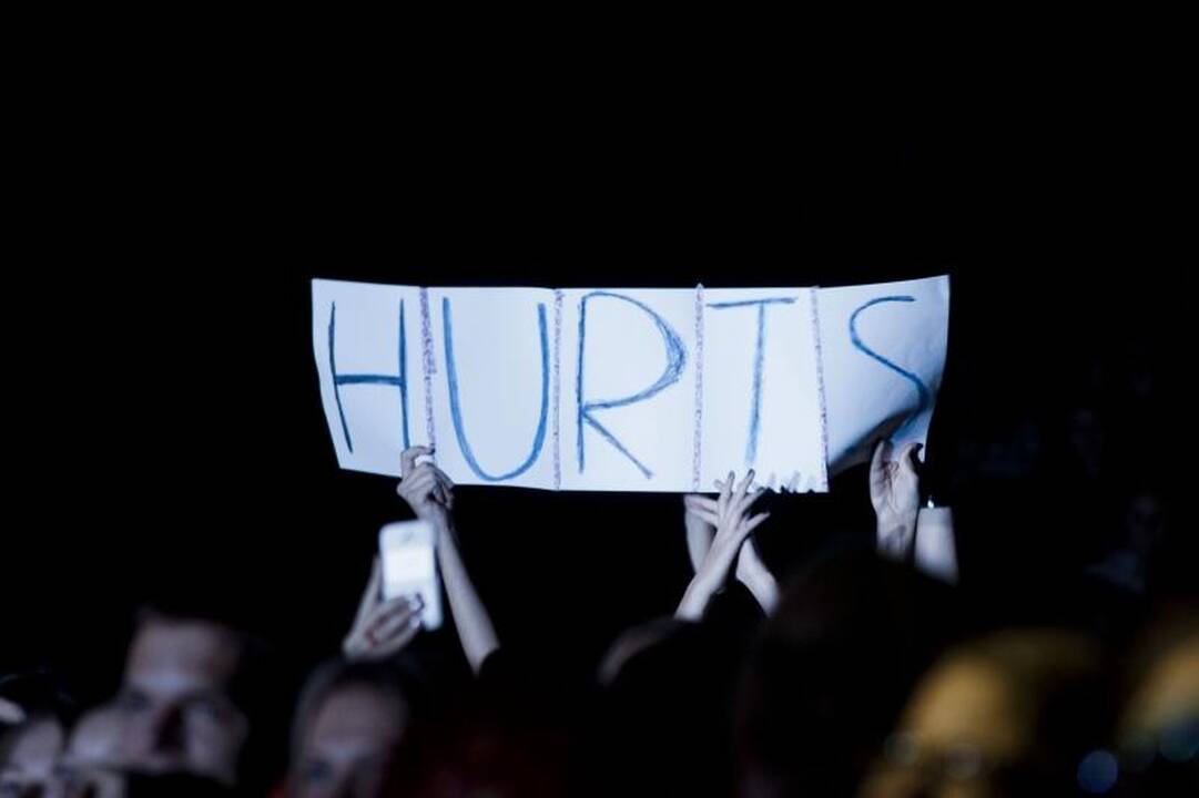 Stilingųjų „Hurts“ koncertas – su Lietuvos vėliava