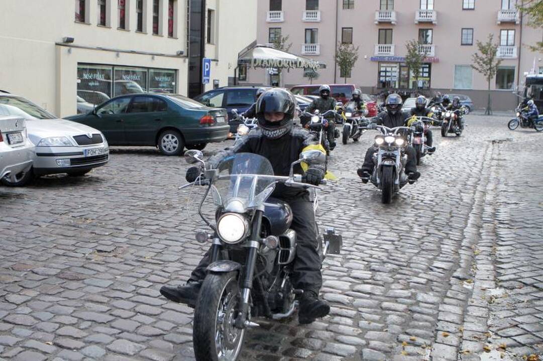 Pajūrio baikeriai kvietė į Pasaulinei širdies dienai skirtą šventę