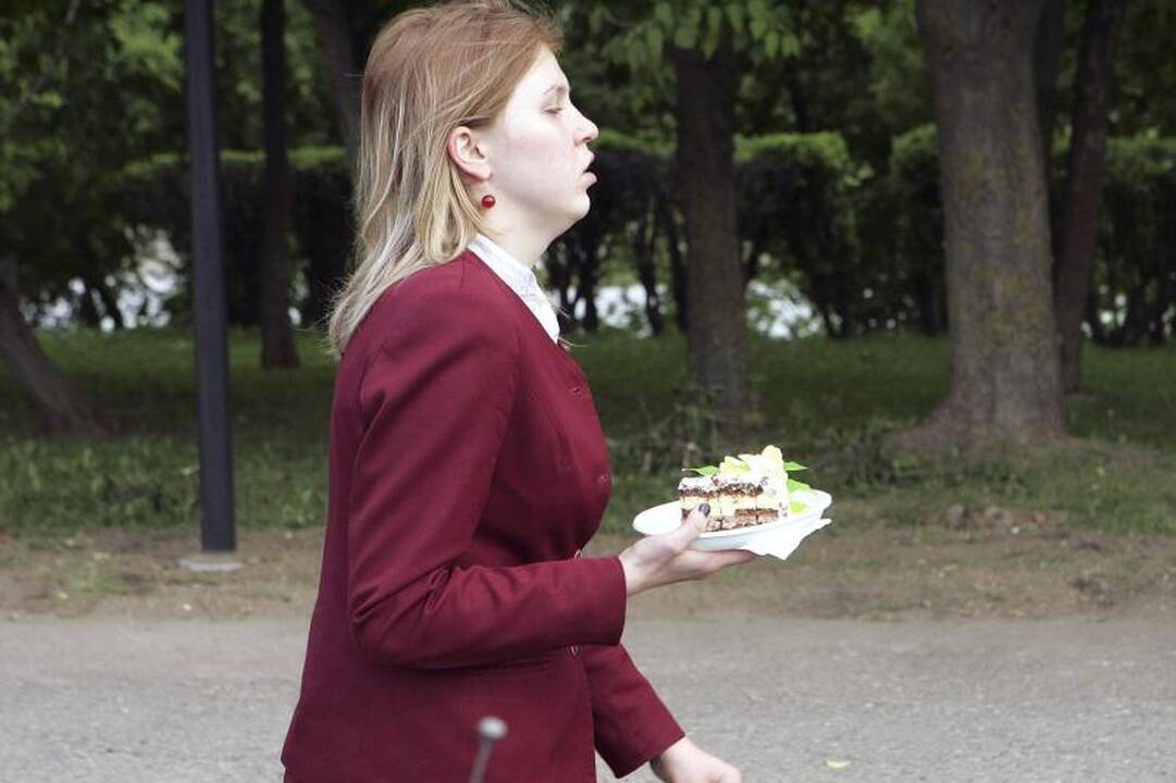 Abiturientai švenčia paskutinį skambutį