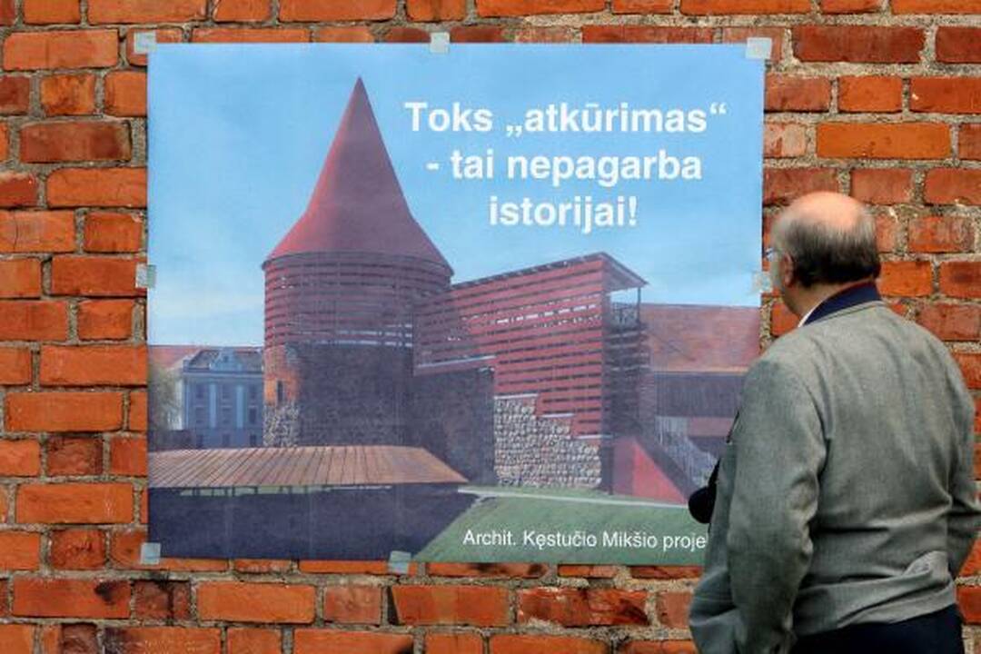 Nuo Kauno pilies nukelta kepurė, atstatymo darbai baigsis vasarą
