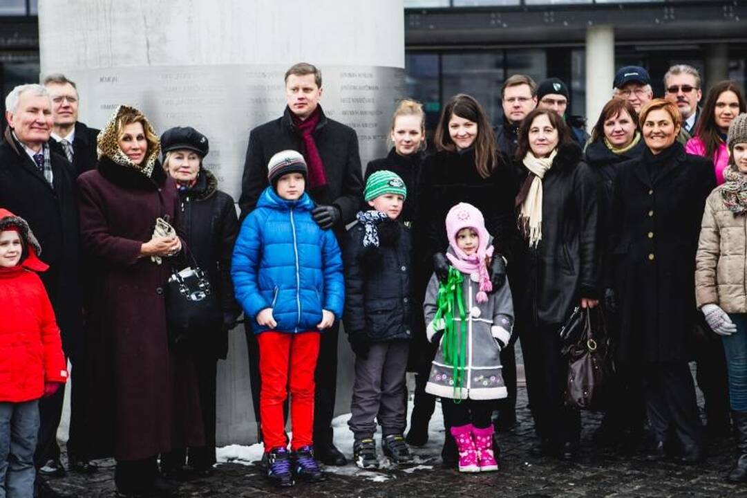 Prie „Žalgirio“ arenos iškilmingai atidengta rėmėjų garbės lenta