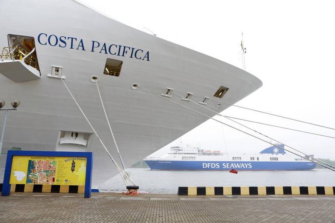 Jūrų milžinas “Costa Pacifica” vėl Klaipėdoje