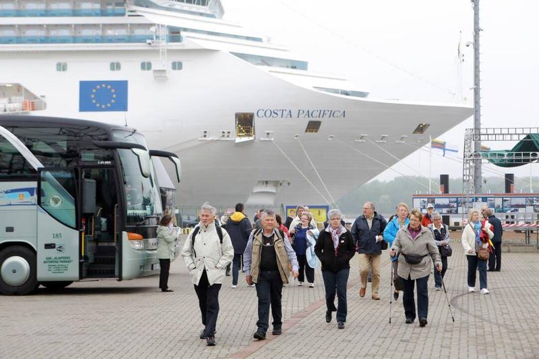 Jūrų milžinas “Costa Pacifica” vėl Klaipėdoje