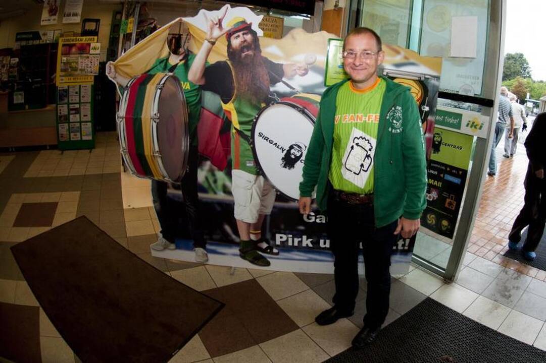 Vietoj legendinio “Zepelinus” – didžiulis krepšinio kamuolys